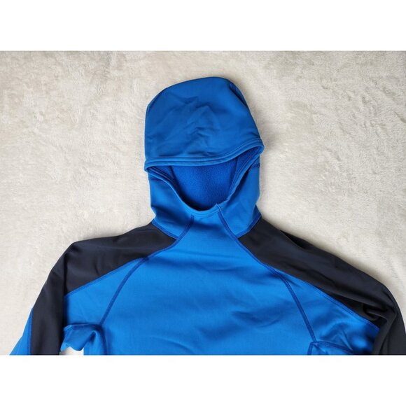 Mountain Equipment Co Op Womens Pullover Medium Blue Hooded Outdoors Hiking Camp - Picture 2 of 16